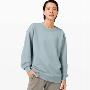 Lululemon Perfectly Oversized Crew Light Blue